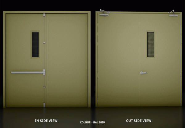 SAGA Double Sash Fire Door Type 1