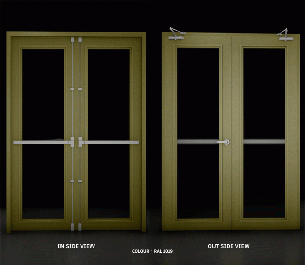 SAGA Fire Rated Glass Door Type 1